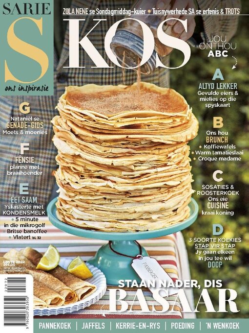 Title details for SARIE KOS by Media 24 Ltd - Available